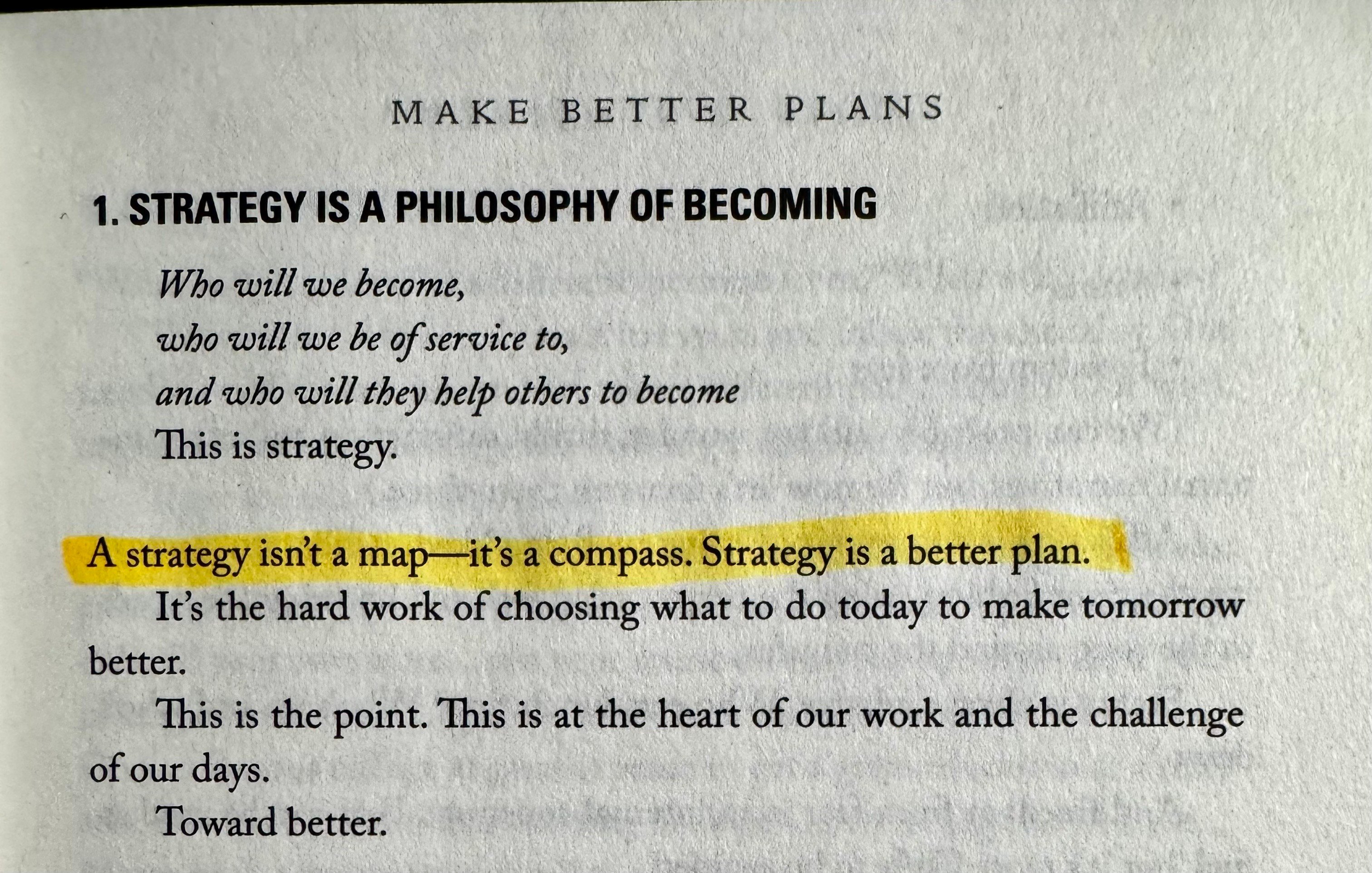 Excerpt from This is Strategy by Seth Godin